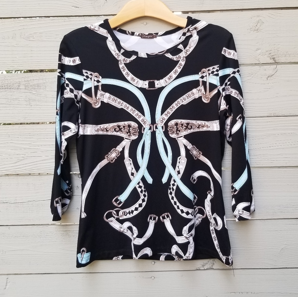 J. McLaughlin Signature 3/4 Sleeve Tee